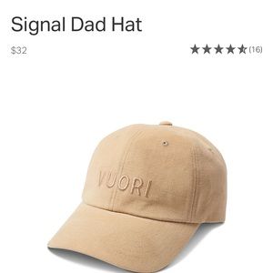 Vuori ballcap brand new never worn!